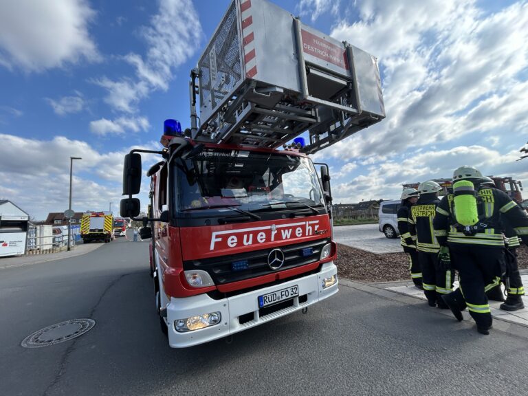 Presseinformation 07/2025 Feuer in Fitnessstudio